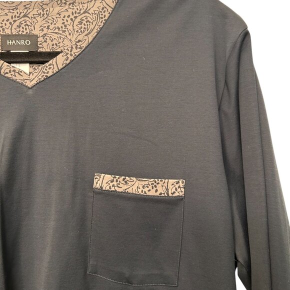 Hanro Men's Pajama Top - Picture 4 of 4